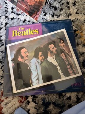 Vintage The Beatles 1992 Calendar Sealed Beatles Memorabilia